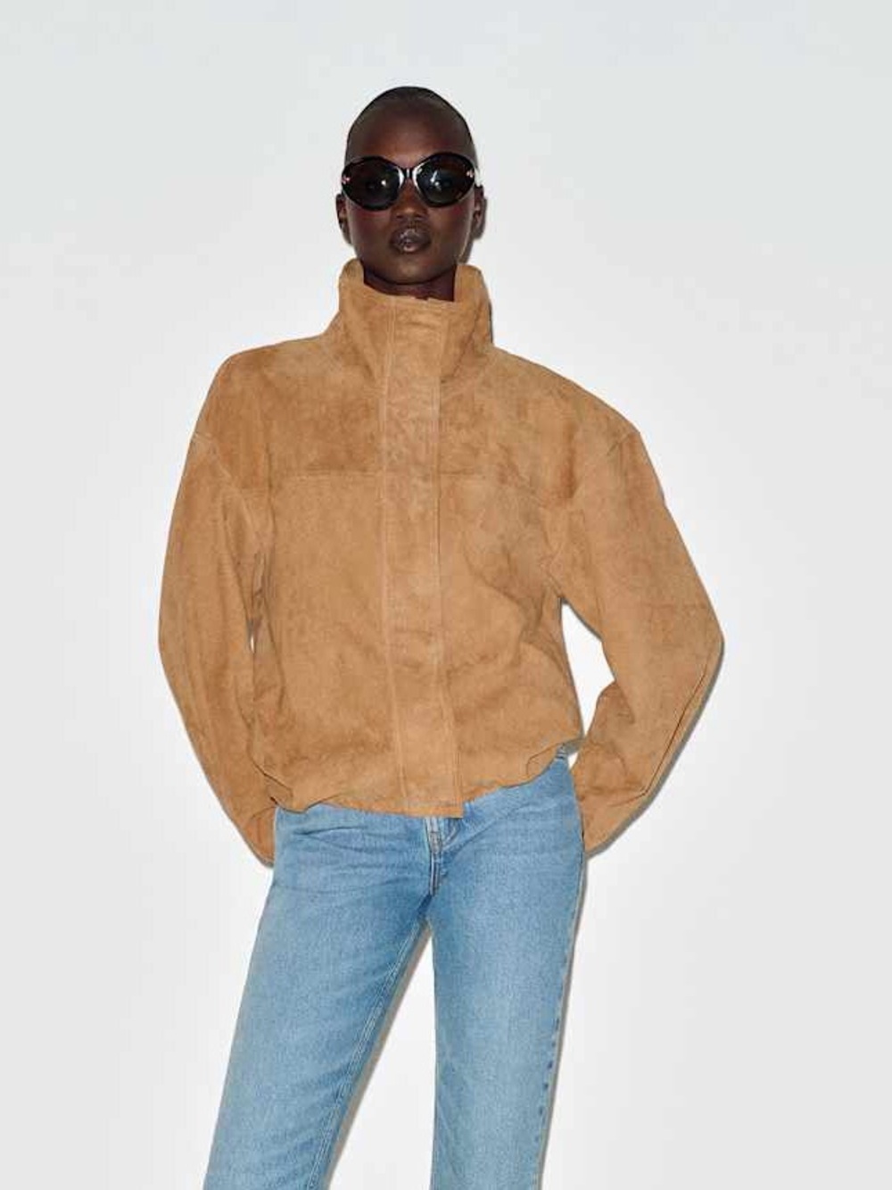 Reformation Veda Kendall Suede Jacket - Small